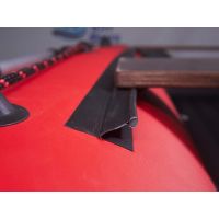 Лодка моторная килевая Kitt Boats 410 НДНД красно-черный